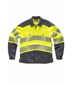 Giacca tessuto elasticizzato alta visibilita classe 1 Workteam