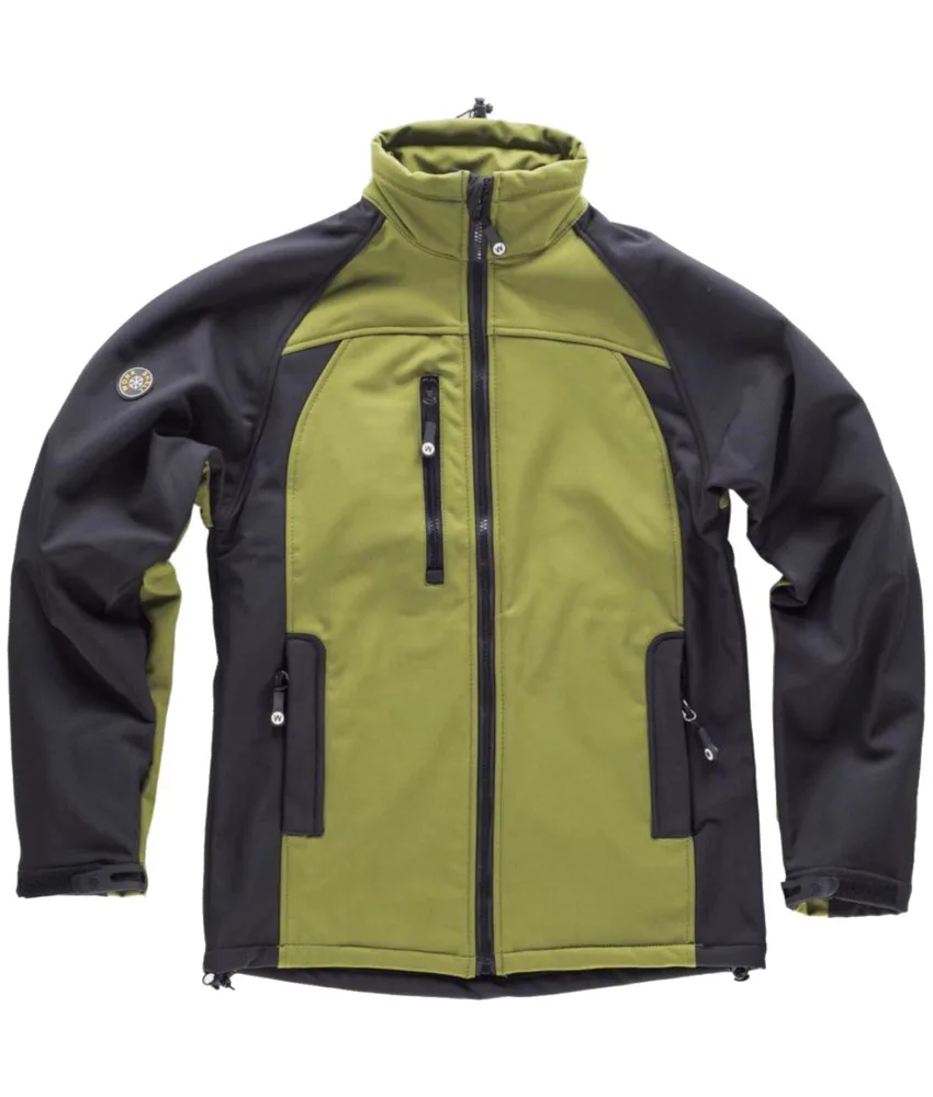 Giacca Workshell Workteam, tessuto antivento - 96% Poliestere 4% Elastan
