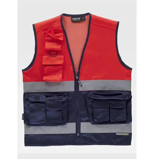 Gilet alta visibilita classe 1 Workteam