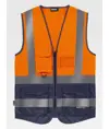 Gilet alta visibilita e bande rifrangenti Workteam