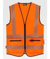 Gilet alta visibilita e bande rifrangenti discontinue Workteam