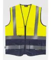 Gilet alta visibilita e bande rifrangenti Workteam