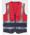 Gilet alta visibilita e bande rifrangenti Workteam