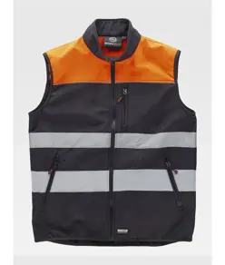 Gilet bande rifrangenti tessuto ripstop Workteam