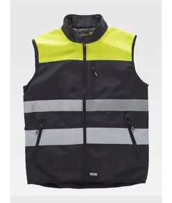 Gilet bande rifrangenti tessuto ripstop Workteam