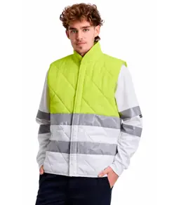 Gilet bicolore alta visibilita' Workteam