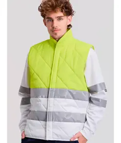 GILET BICOLORE ALTA VISIBILITA' Workteam