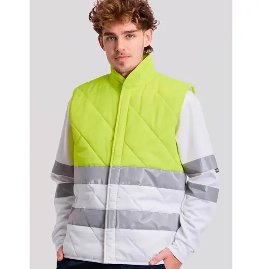 Gilet bicolore alta visibilita' Workteam