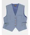 Gilet donna tessuto denim Workteam