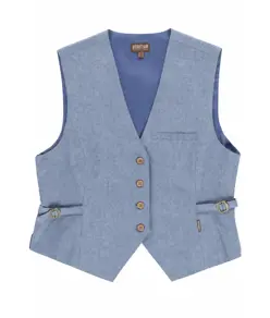 Gilet donna tessuto denim Workteam