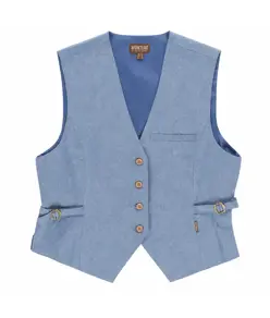 Gilet donna tessuto denim Workteam