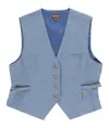 Gilet donna tessuto denim Workteam