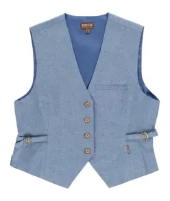 Gilet donna tessuto denim Workteam