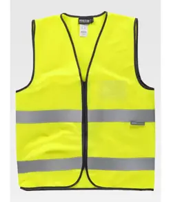 Gilet hv classe 2 con porta badge Workteam