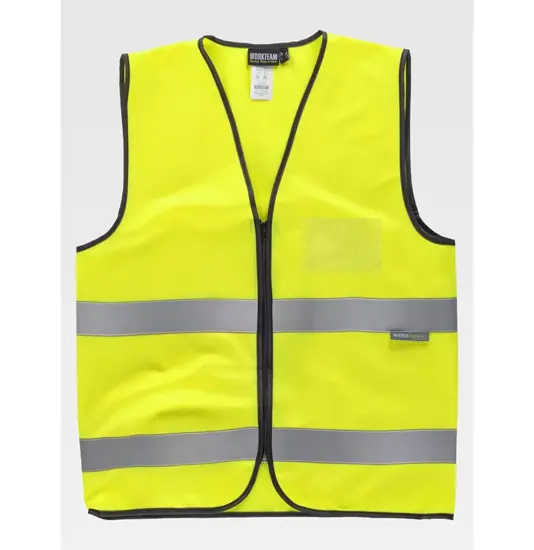 Gilet hv classe 2 con porta badge Workteam