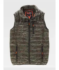 Gilet imbottito camouflage - caccia Workteam