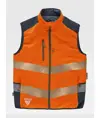 Gilet imbottito reversibile alta visibilita Workteam