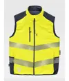 Gilet imbottito reversibile alta visibilita Workteam