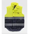 Gilet imbottito tessuto oxford alta visibilita classe 1 Workteam