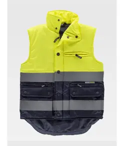 Gilet imbottito tessuto oxford alta visibilita classe 1 Workteam