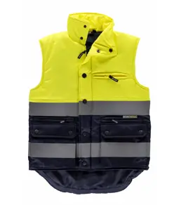 Gilet imbottito tessuto oxford alta visibilita classe 1 Workteam