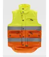 Gilet imbottito tessuto oxford alta visibilita classe 2 Workteam