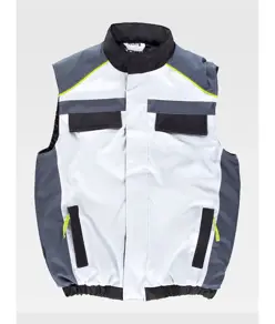 Gilet imbottito tessuto oxford Workteam