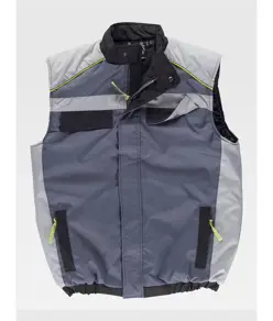Gilet imbottito tessuto oxford Workteam