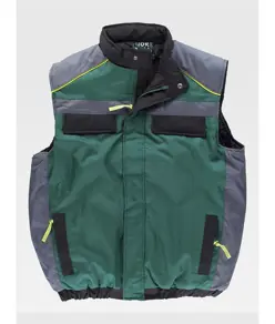 Gilet imbottito tessuto oxford Workteam