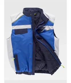 Gilet imbottito tessuto oxford Workteam