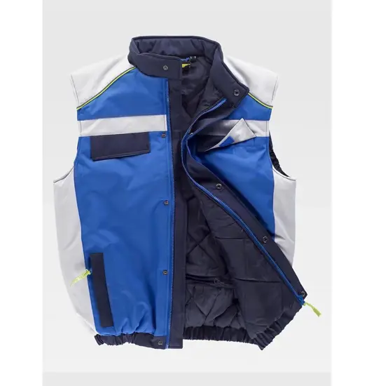 Gilet imbottito tessuto oxford Workteam