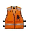 Gilet multitasche con rete Workteam