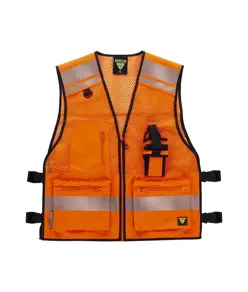 GILET MULTITASCHE CON RETE Workteam