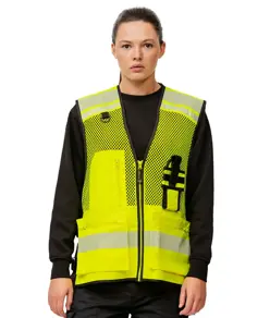 GILET MULTITASCHE CON RETE Workteam