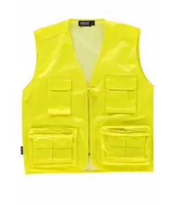 Gilet multitasche leggero alta visibilita Workteam