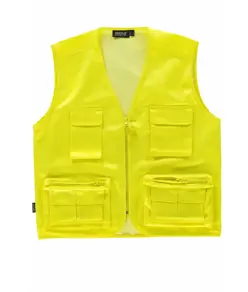 Gilet multitasche leggero alta visibilita Workteam