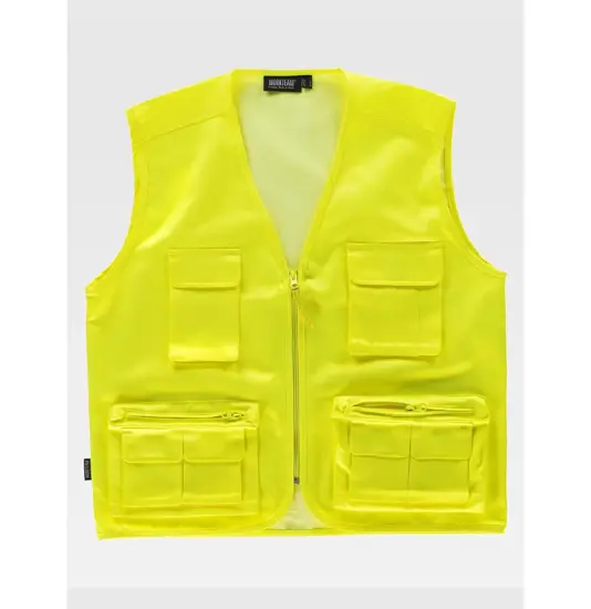 Gilet multitasche leggero alta visibilita Workteam