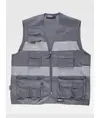 Gilet multitasche leggero bande rifrangenti Workteam