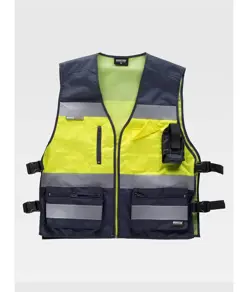 Gilet multitasche tessuto oxford Workteam