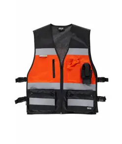 Gilet multitasche tessuto oxford Workteam