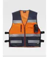 Gilet multitasche tessuto oxford Workteam