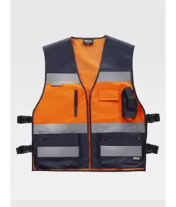 Gilet multitasche tessuto oxford Workteam