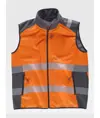 Gilet softshell bande rifrangenti discontinue Workteam