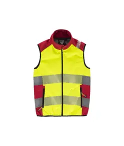 Gilet softshell bande rifrangenti discontinue Workteam