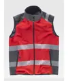 Gilet softshell bande rifrangenti discontinue Workteam