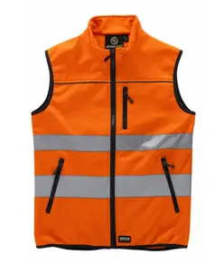 Gilet softshell tessuto ripstop alta visibilita classe 1 Workteam