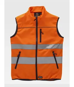 Gilet softshell tessuto ripstop alta visibilita classe 1 Workteam