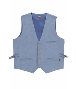 Gilet tessuto denim Workteam