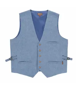 Gilet tessuto denim Workteam