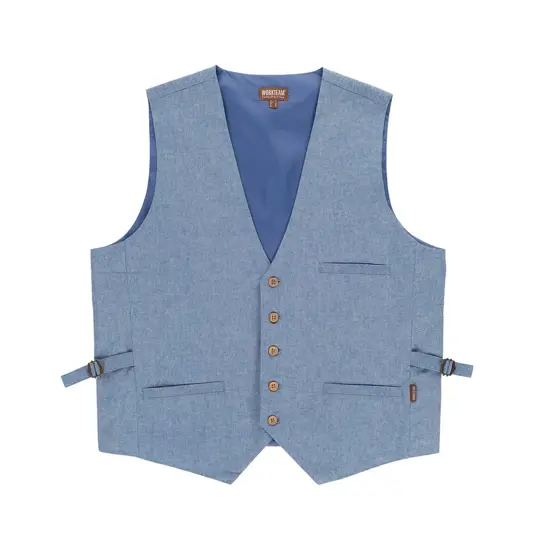 Gilet tessuto denim Workteam